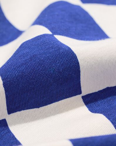 kindershortama blokken blauw - 23001660BLUE - HEMA