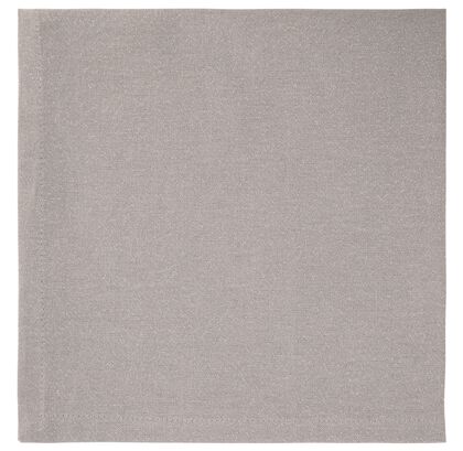 2er-Pack Servietten, Baumwolle, 47 x 47 cm, grau mit Glitter - 5300125 - HEMA