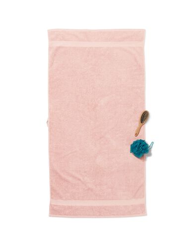 serviette de bain 70x140 qualité épaisse rose blush rose pâle serviette 70 x 140 - 5200229 - HEMA