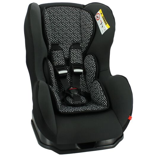 siège auto bébé 0-25kg pois noirs/blancs - 41700005 - HEMA