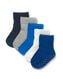 5 paires de chaussettes bébé avec coton bleu 0-6 m - 4760341 - HEMA