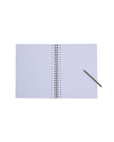 3er-Pack Collegeblocks, schwarz, DIN A4, kariert (10 x 10 mm) - 14102928 - HEMA