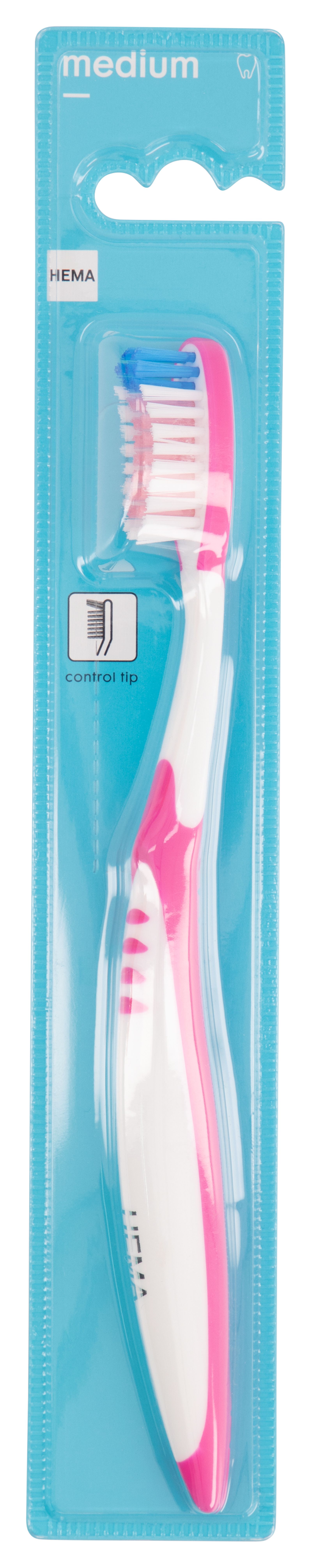 brosse &agrave; dent avec pointe de contr&ocirc;le - medium - 11141032 - HEMA