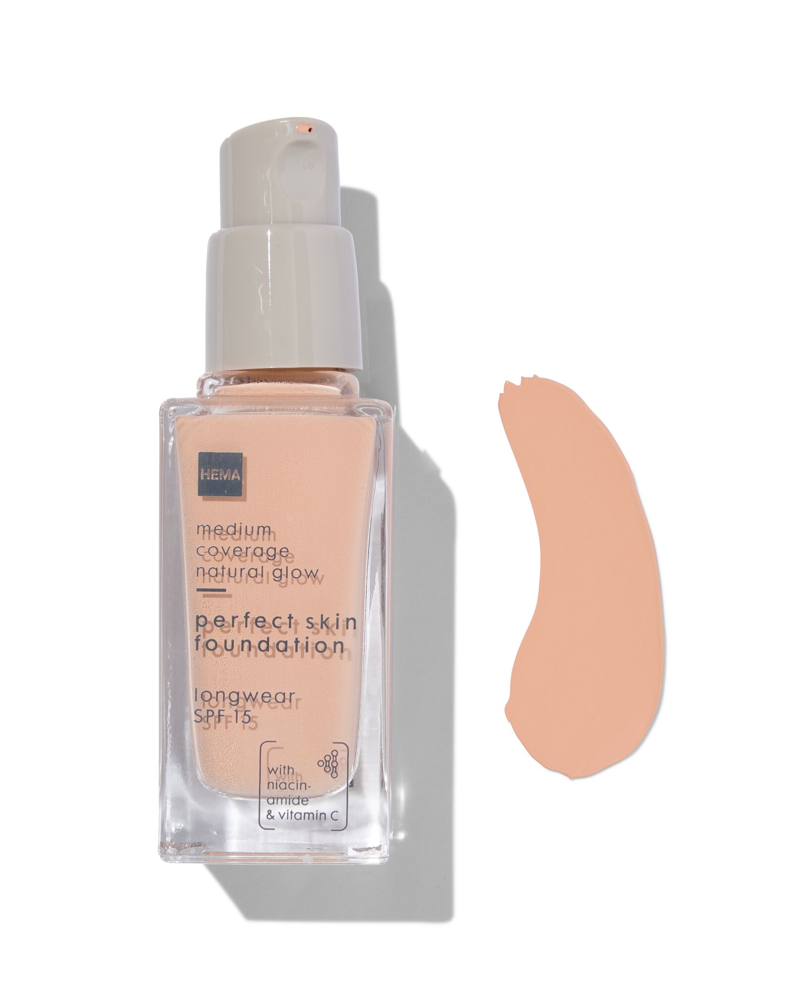 perfect skin foundation SPF15 03 sand rose - 11290353 - HEMA