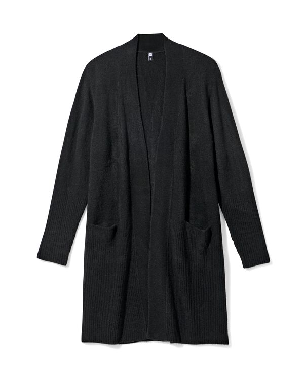 dames gillet Lana gebreid zwart - 1000028466 - HEMA