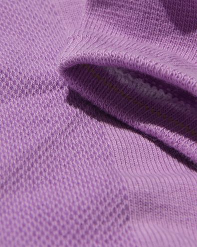 Damen-Kurzsocken, mit Baumwollanteil violett violett - 4280340PURPLE - HEMA