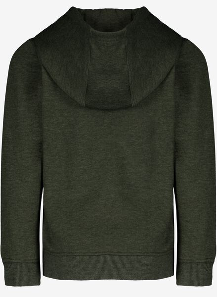 kinder sweater met capuchon donkergroen - 1000028771 - HEMA