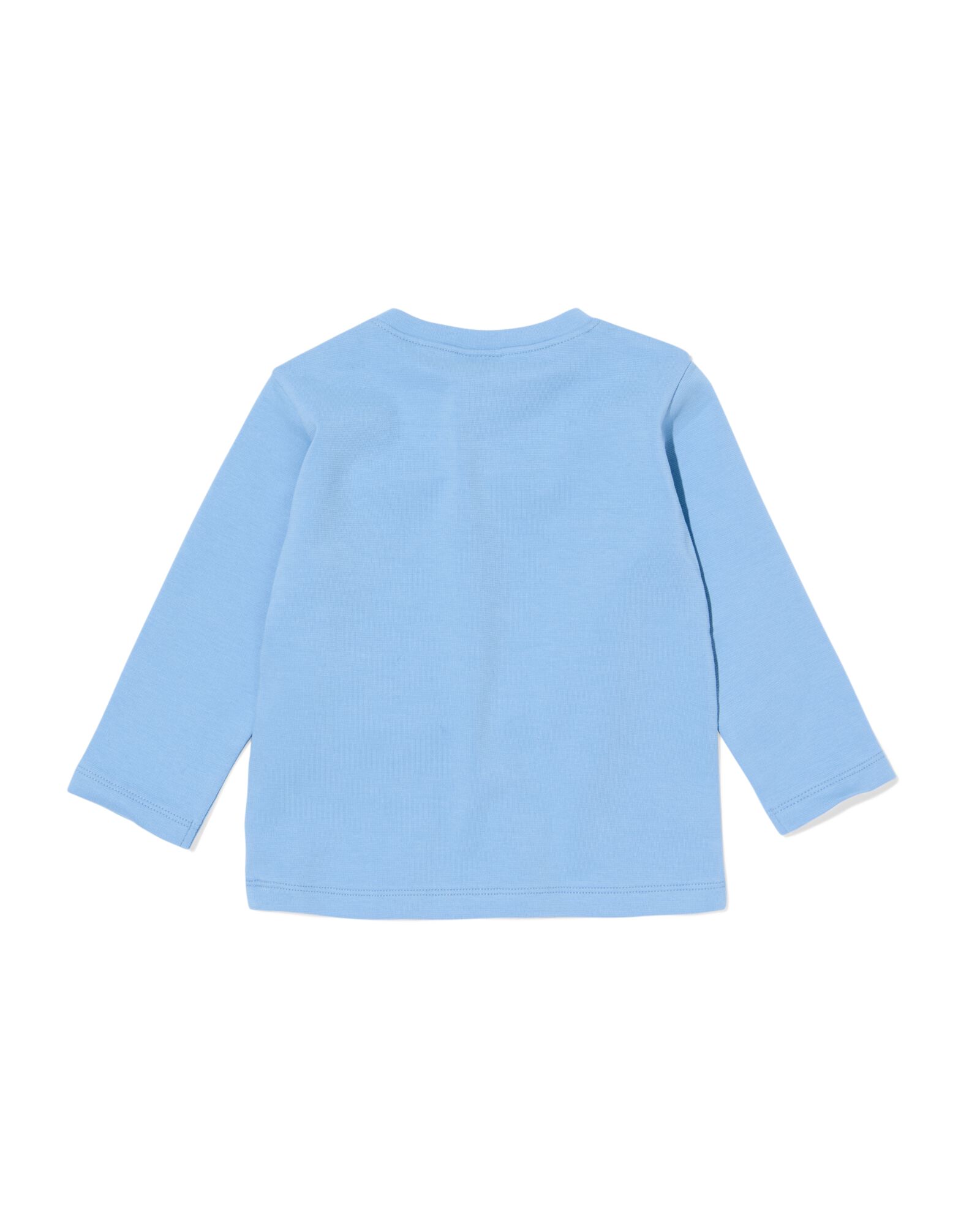 baby T-shirt jersey blauw - 33100180BLUE - HEMA