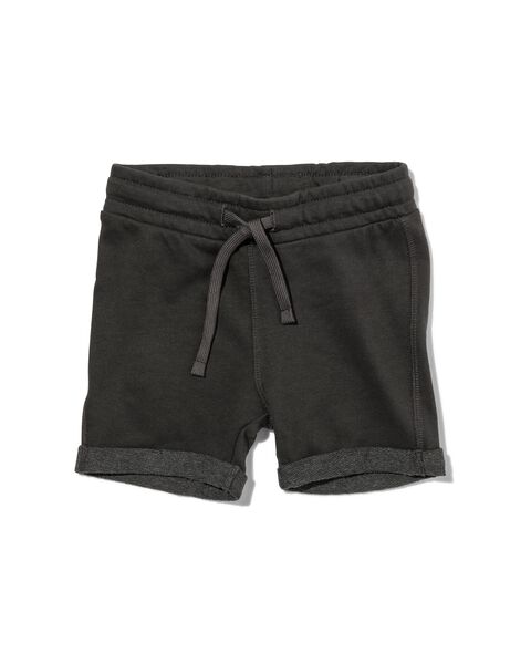 2 shorts sweat enfant donkerblauw 146/152 - 30780637 - HEMA