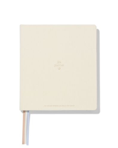 Lebensplaner 21,2 &times; 19 cm, cremefarben - 14103705 - HEMA