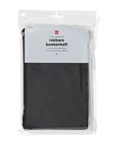 6&nbsp;couvre-livres extensibles noirs - 14522239 - HEMA