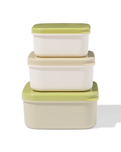 snackboxen groen - 3 stuks - 80650214 - HEMA