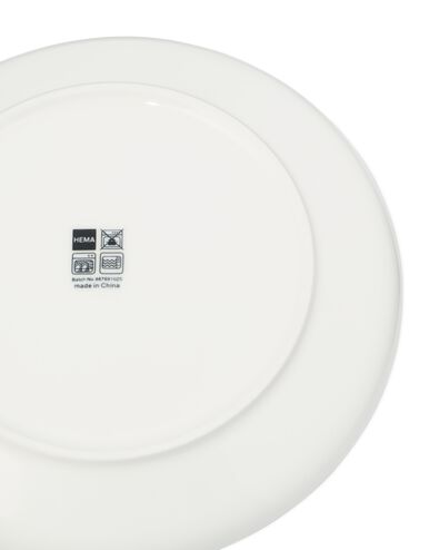 assiette &agrave; d&eacute;jeuner ⌀21,5cm Knap porcelaine - 9650302 - HEMA