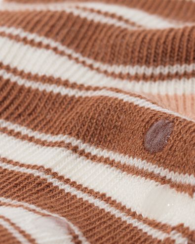 chaussettes b&eacute;b&eacute; hiboux - 5 paires beige - 4731030BEIGE - HEMA