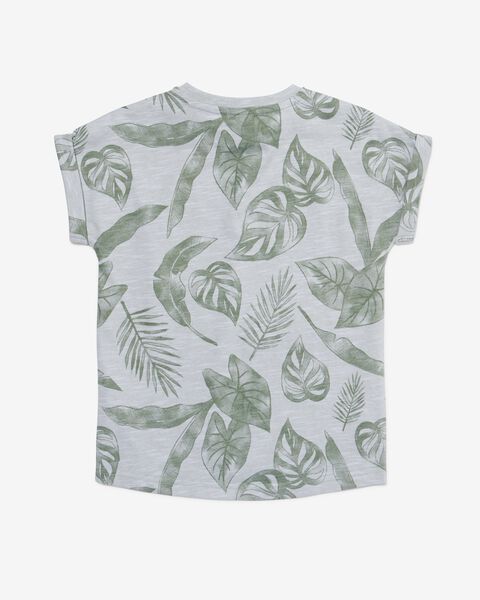 t-shirt enfant feuilles vert vert - 1000030913 - HEMA