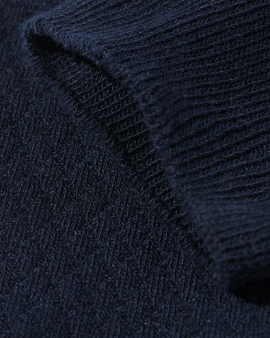 chaussettes homme avec coton relief bleu foncé 39/42 - 4152626 - HEMA