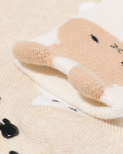 chaussettes b&eacute;b&eacute; Miffy en &eacute;ponge - 2 paires beige beige - 4700790BEIGE - HEMA