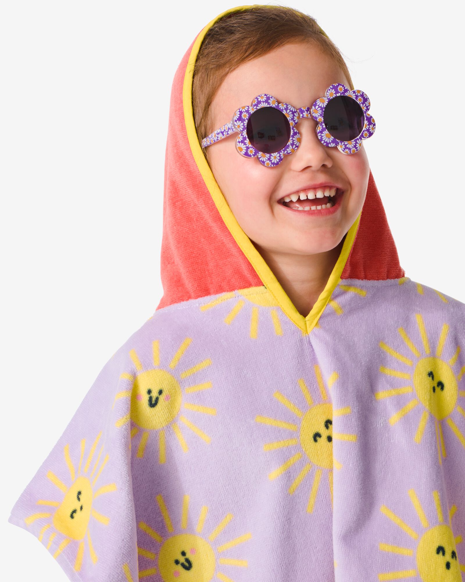 Kinder-Strandponcho 60x60 cm Sonne - 5290112 - HEMA