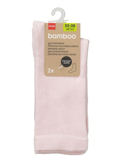 2er-Pack Damen-Socken rosa - 1000001767 - HEMA