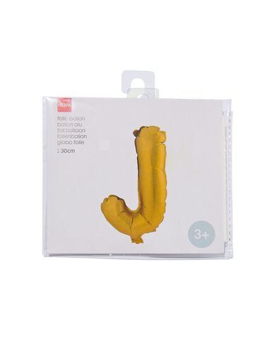 ballon alu J dor&eacute; J - 14200248 - HEMA