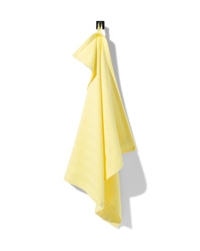 torchon 65 x 65 cm coton jaune - 5440016 - HEMA