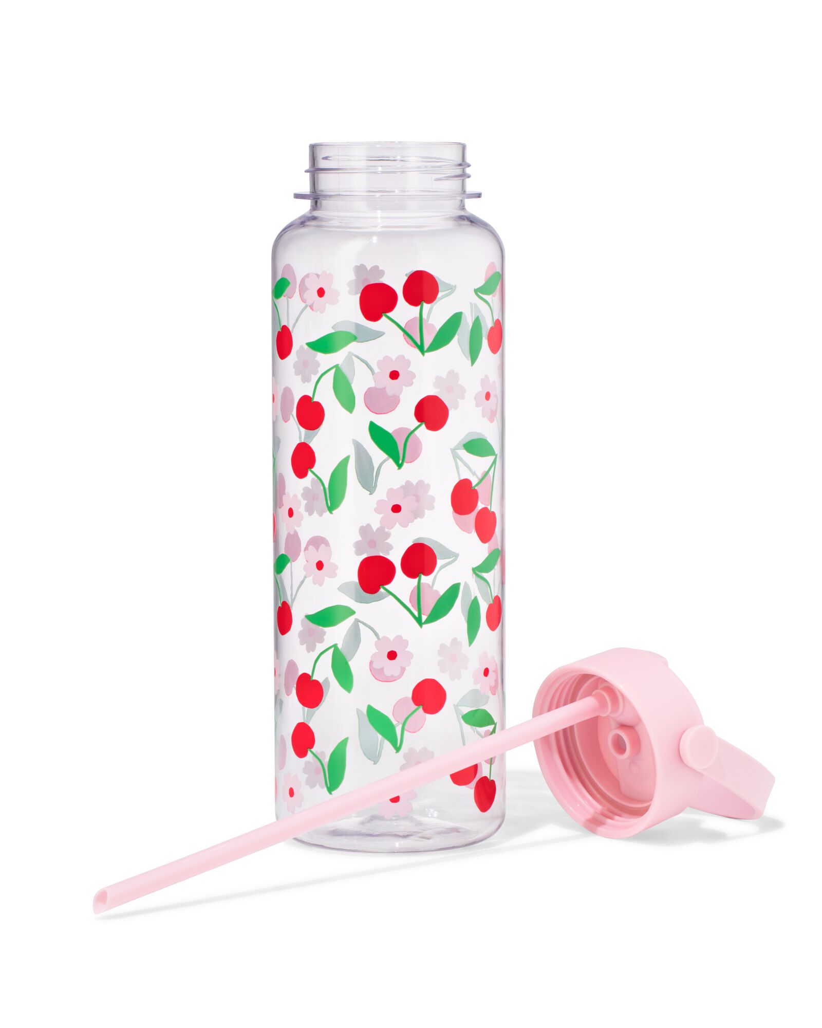 gourde 1150 ml avec paille cerises - 61104503 - HEMA