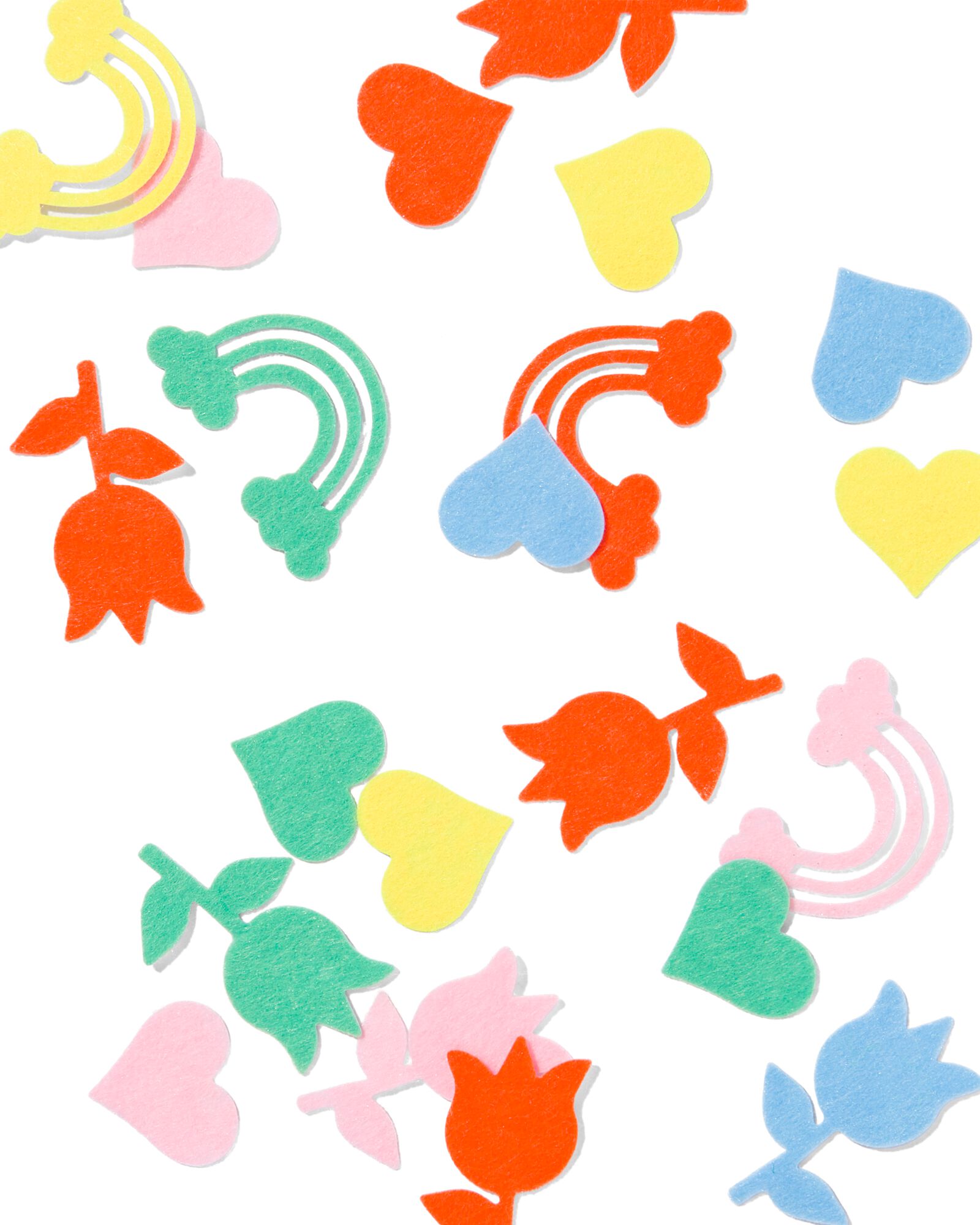 viltstickers figuren - 90 stuks - 15960024 - HEMA