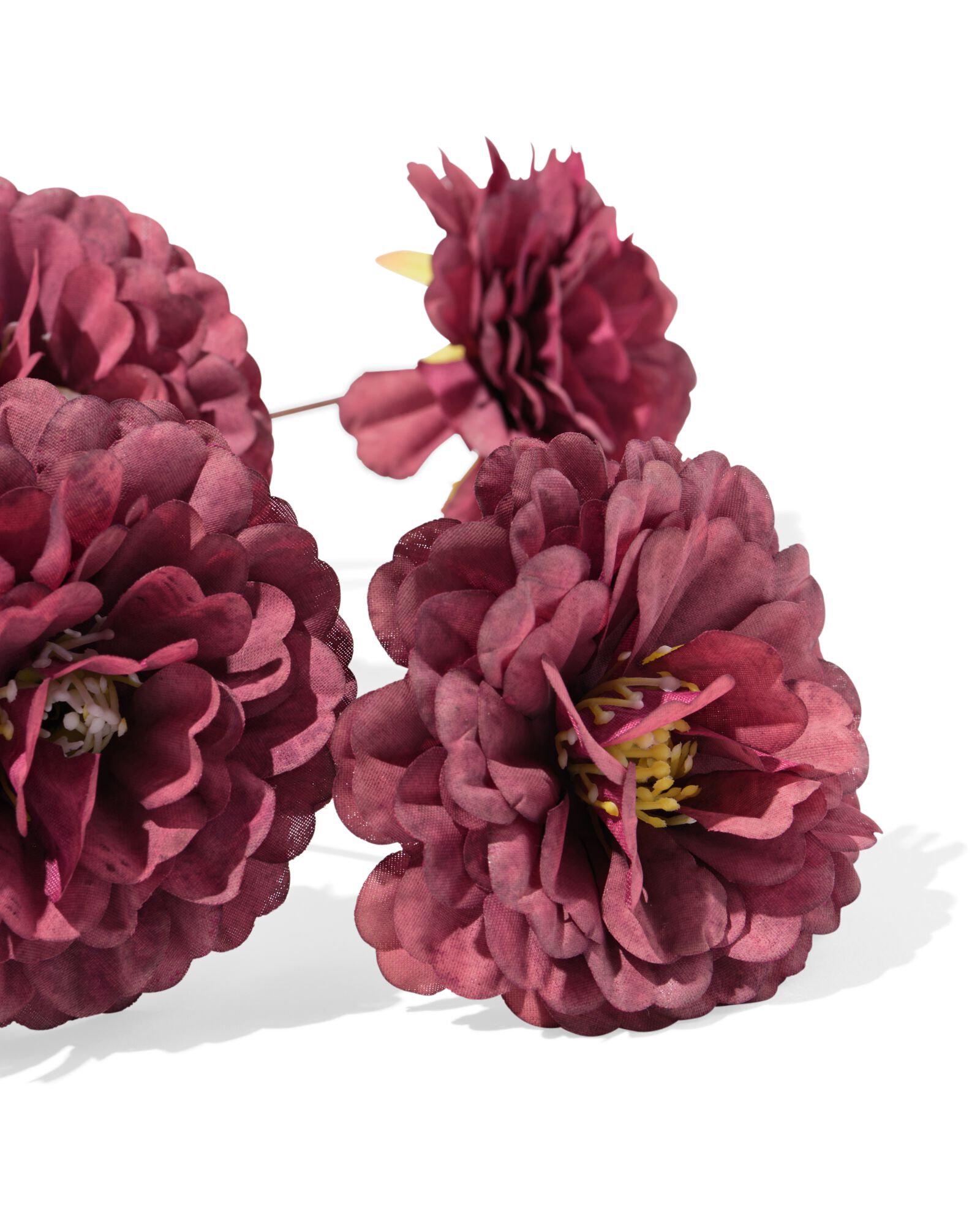 kunstbloem hibiscus donkerpaars - 41300103 - HEMA