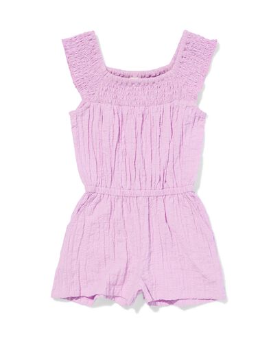 kinderjumpsuit jersey paars paars - 30847149PURPLE - HEMA
