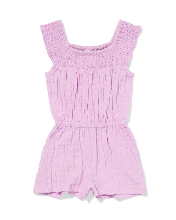 kinderjumpsuit jersey paars paars - 30847149PURPLE - HEMA