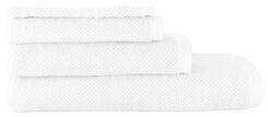 serviettes de bain de qualité épaisse relief blanc - 1000027263 - HEMA
