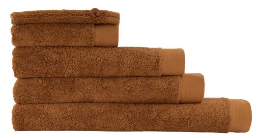 serviettes de bain - hôtel extra doux marron marron - 1000025972 - HEMA