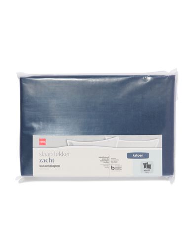 2 Kissenbezüge, Soft Cotton, 60 x 70 cm, blau - 5180037 - HEMA