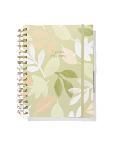 cahier &agrave; spirale 4-en-1 A5 &agrave; grands carreaux (Sey&egrave;s) - 14170115 - HEMA