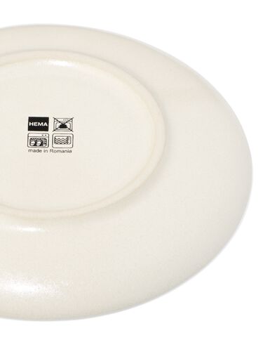 petite assiette &Oslash;16cm PUUR gla&ccedil;ure r&eacute;active blanc cass&eacute;  - 9650141 - HEMA