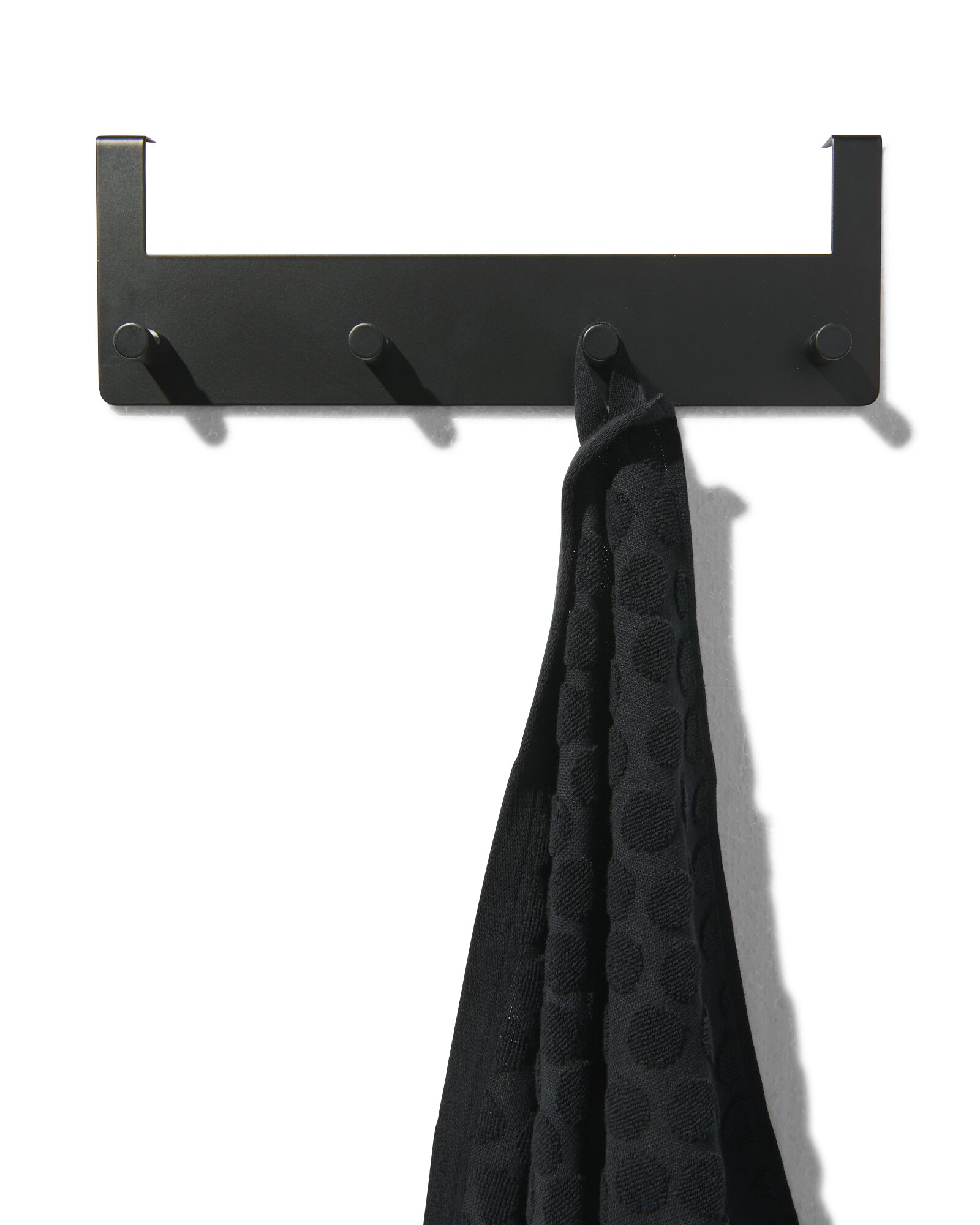 crochet porte 32cm inox noir - HEMA
