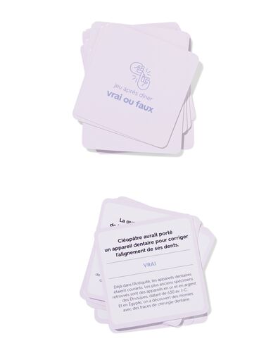 After dinner game vrai ou faux  - 61160345 - HEMA