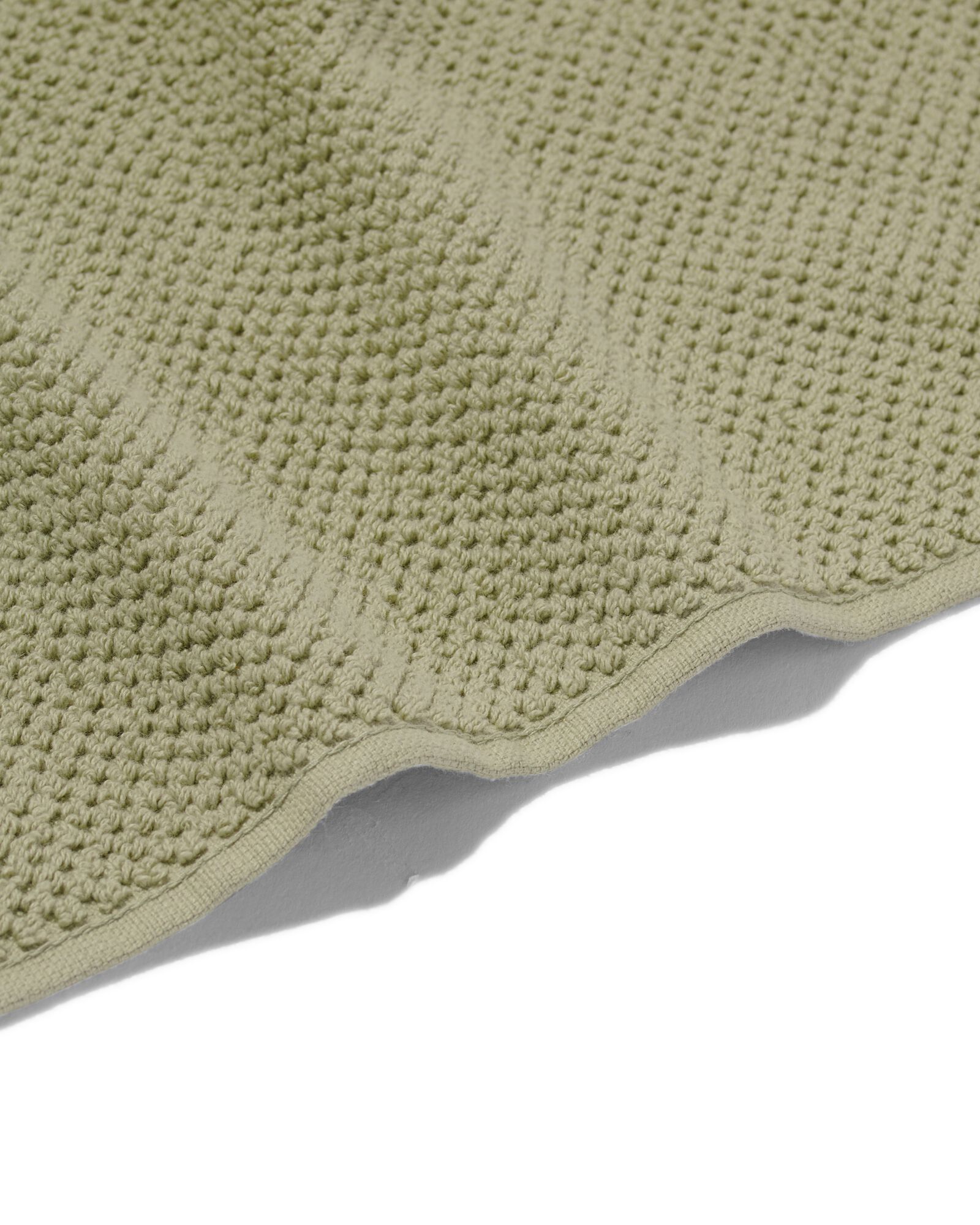 tweedekans handdoek recycled katoen 50x100 grijsgroen - 5240214 - HEMA