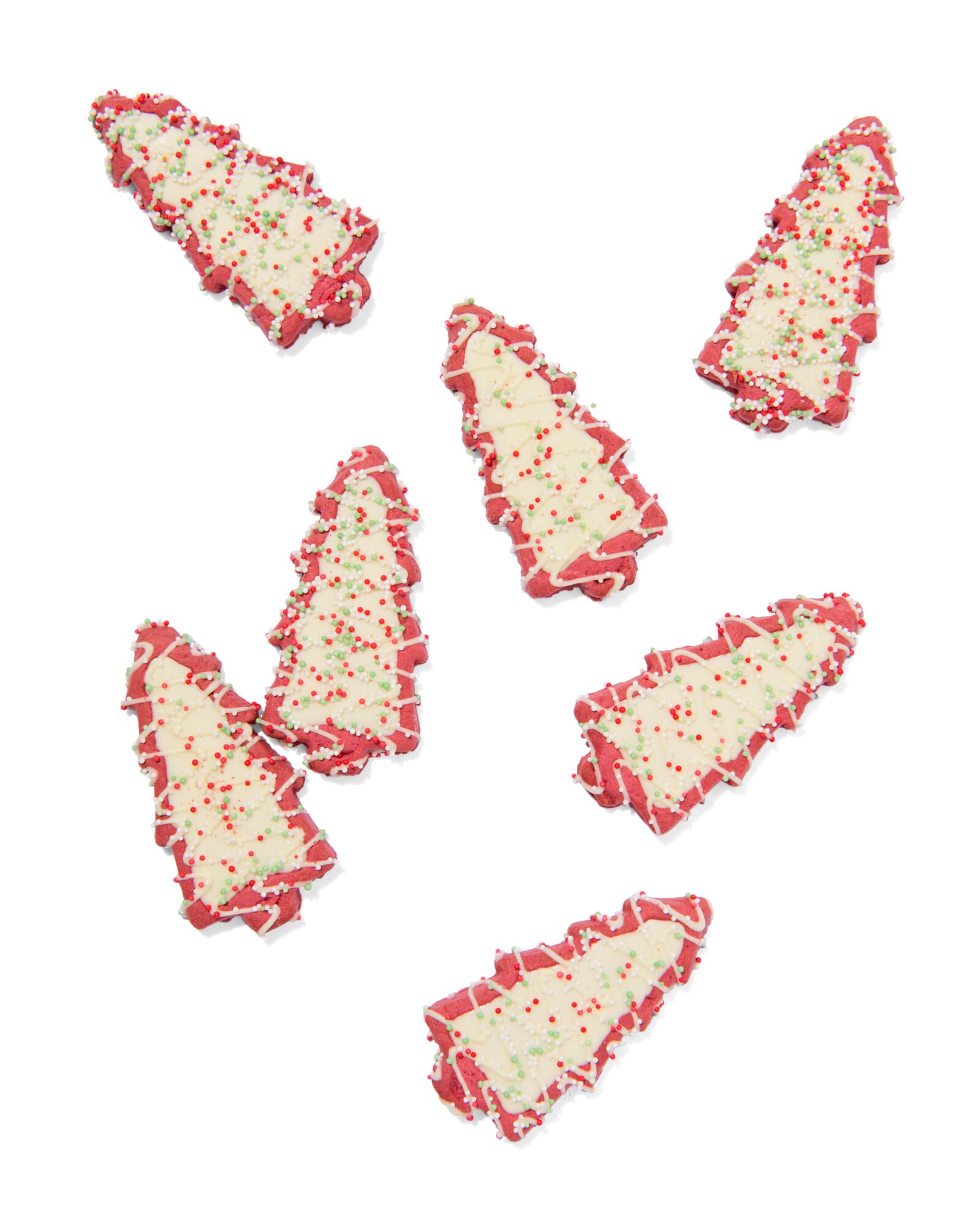 biscuits sapins de no&euml;l red velvet - 24592404 - HEMA