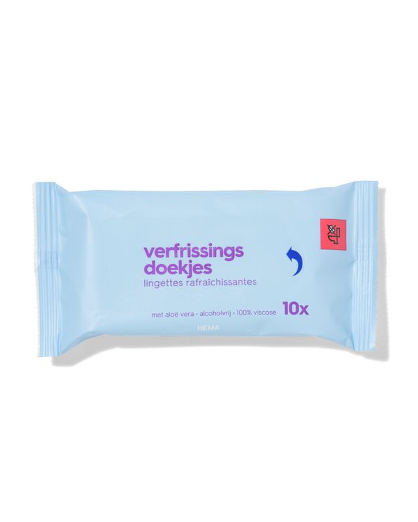 lingettes rafra&icirc;chissantes - 10 pi&egrave;ces - 11530012 - HEMA