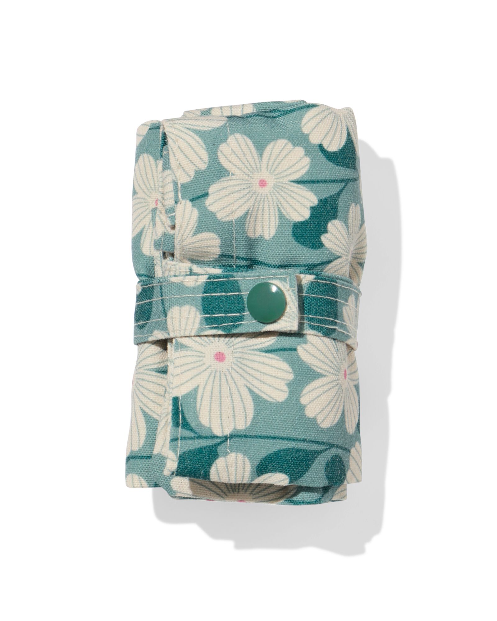 canvas tas 35x41cm bloemen - 60100531 - HEMA