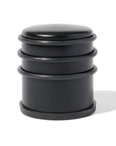 cale-porte 7,5x7,5x8cm m&eacute;tal noir - 20500183 - HEMA