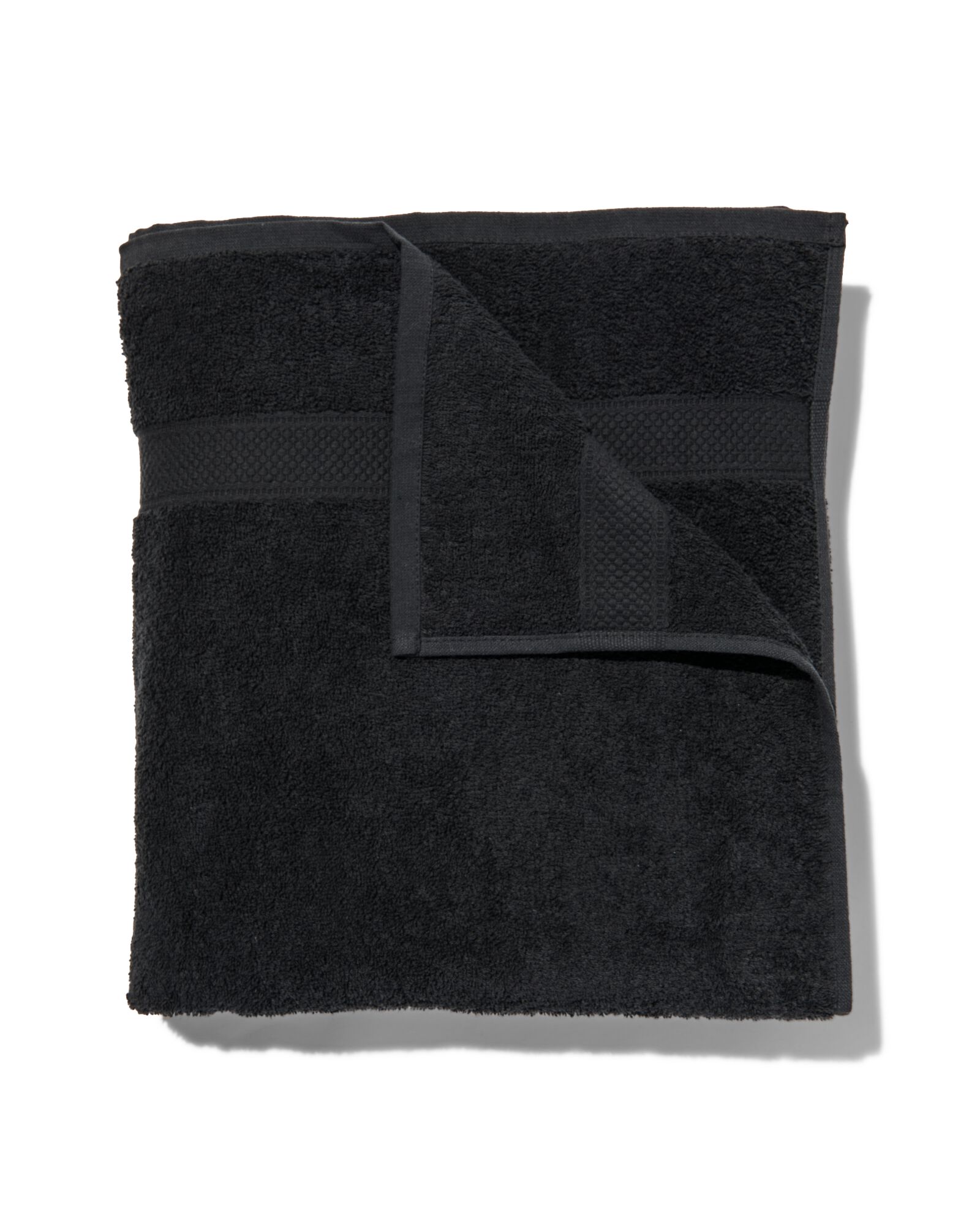 serviette de bain 100x150 qualit&eacute; &eacute;paisse noir noir serviette 100 x 150 - 5230083 - HEMA