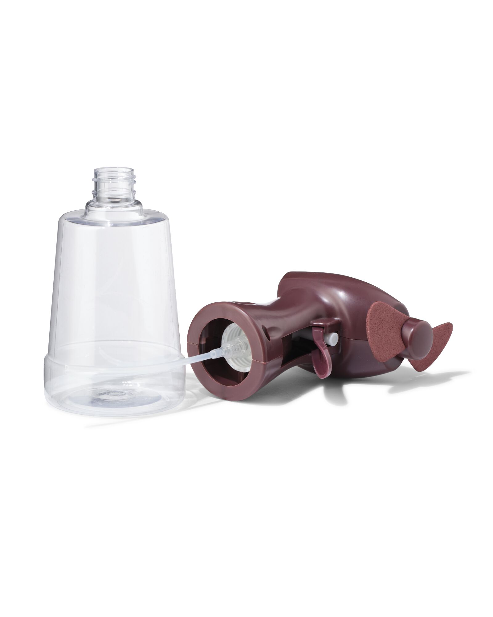 ventilateur &agrave; main avec pulv&eacute;risateur d'eau 13x13x28cm violet - 41800260 - HEMA