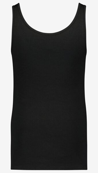dameshemd met bamboe zwart XL - 19692217 - HEMA