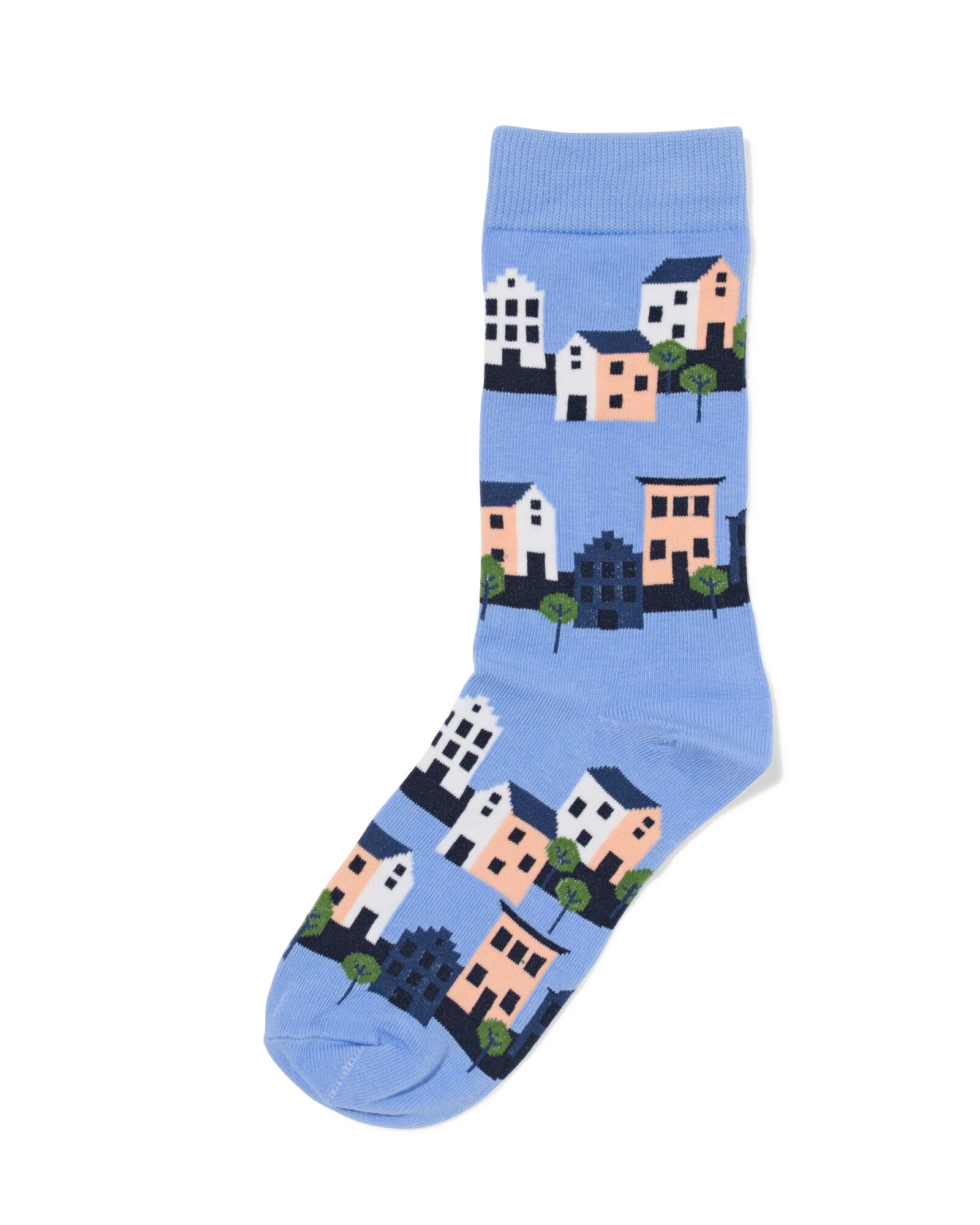 Socken f&uuml;r Erwachsene &bdquo;Happy Home&ldquo;  blau blau - 4124120BLUE - HEMA