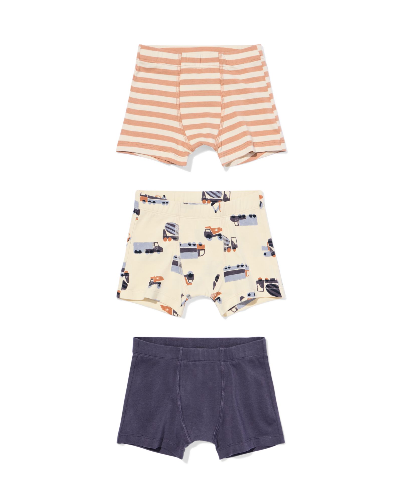 boxers enfant voiture - lot de 3 blanc cass&eacute; blanc cass&eacute; - 19200340OFFWHITE - HEMA