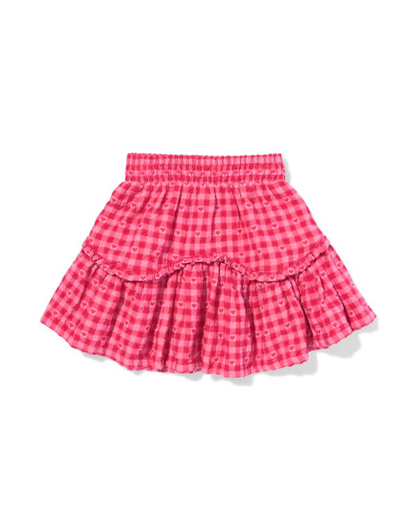 kinderrok geborduurd roze roze - 30844838PINK - HEMA