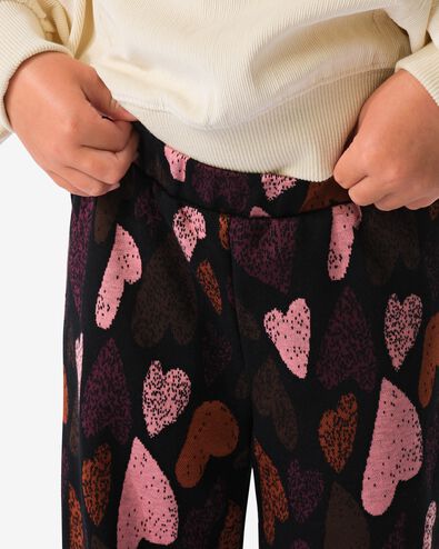 legging enfant avec petits cœurs noir noir - 30835555BLACK - HEMA