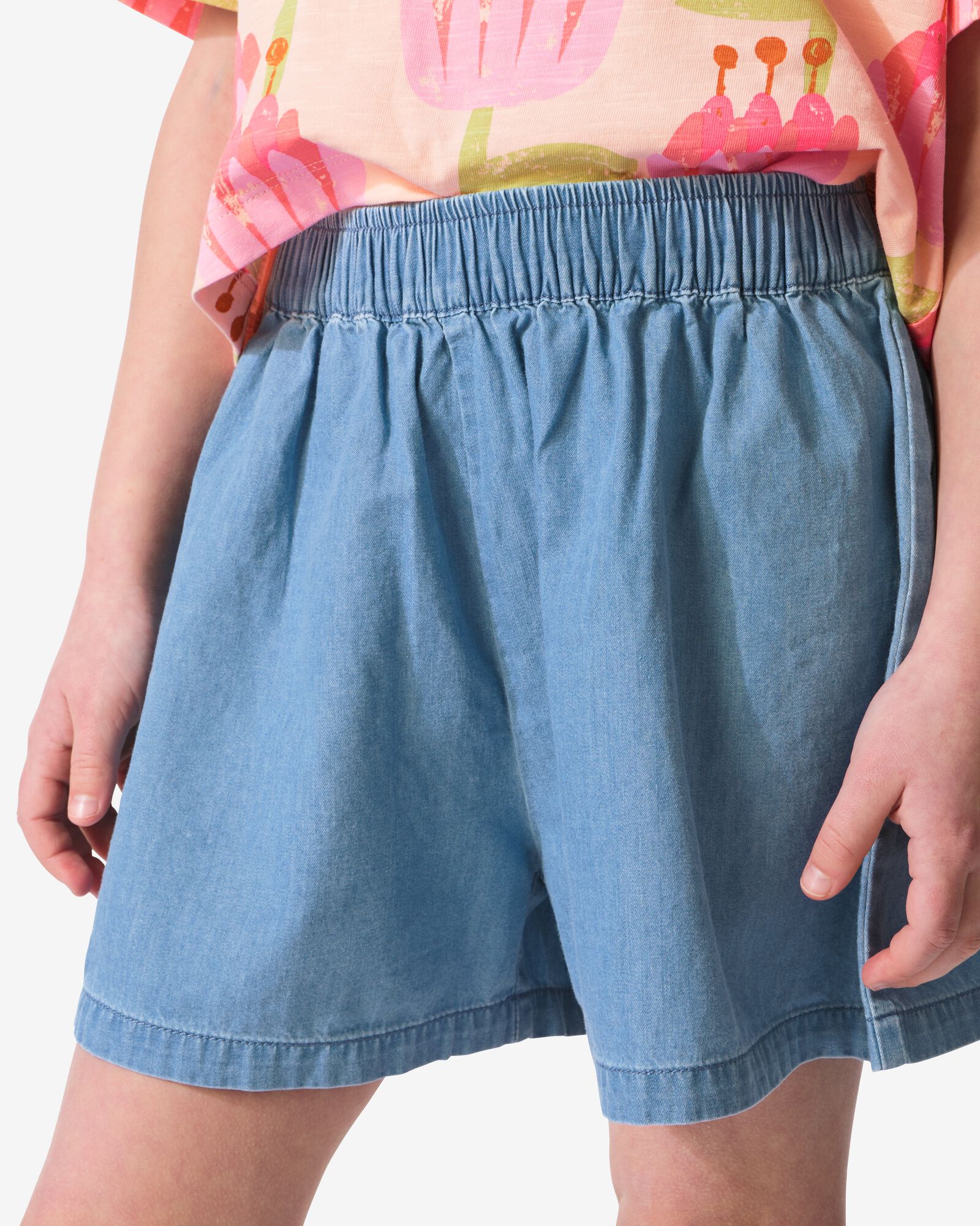 kindershort blauw blauw - 30852945BLUE - HEMA